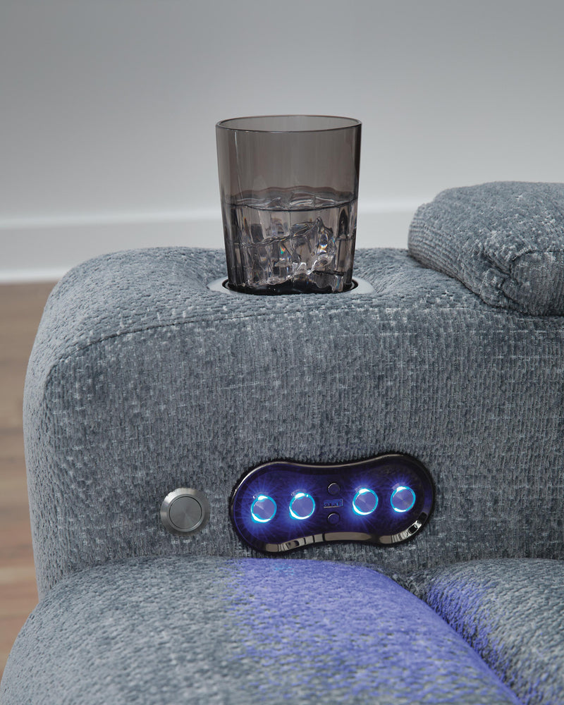 Forest Lake Power Reclining Loveseat with Console