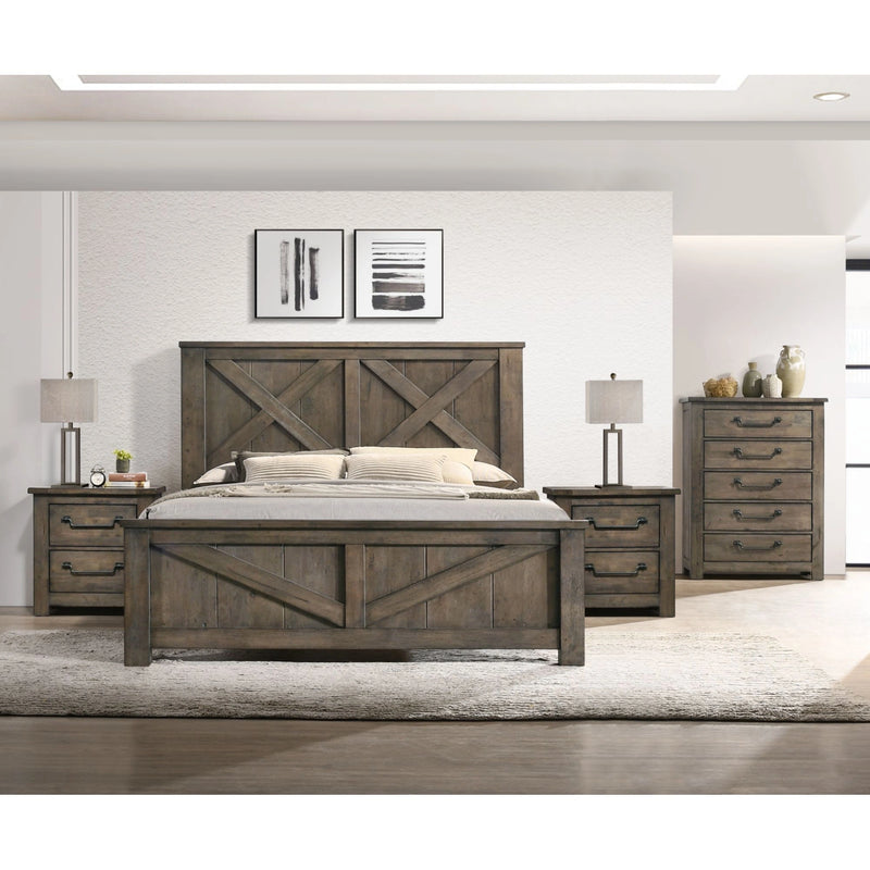 Maverick Bedroom Set with 2 Nightstands
