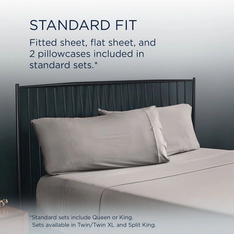 Tempur-Pedic ProPerformance Pillowcase Set - Graphite