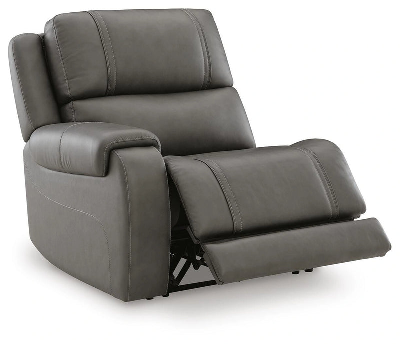 5Z-Harrenhurst Power Reclining Sectional Loveseat with Console