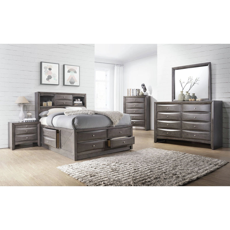 Emily Chest Grey 5Drawer (Sturdy)