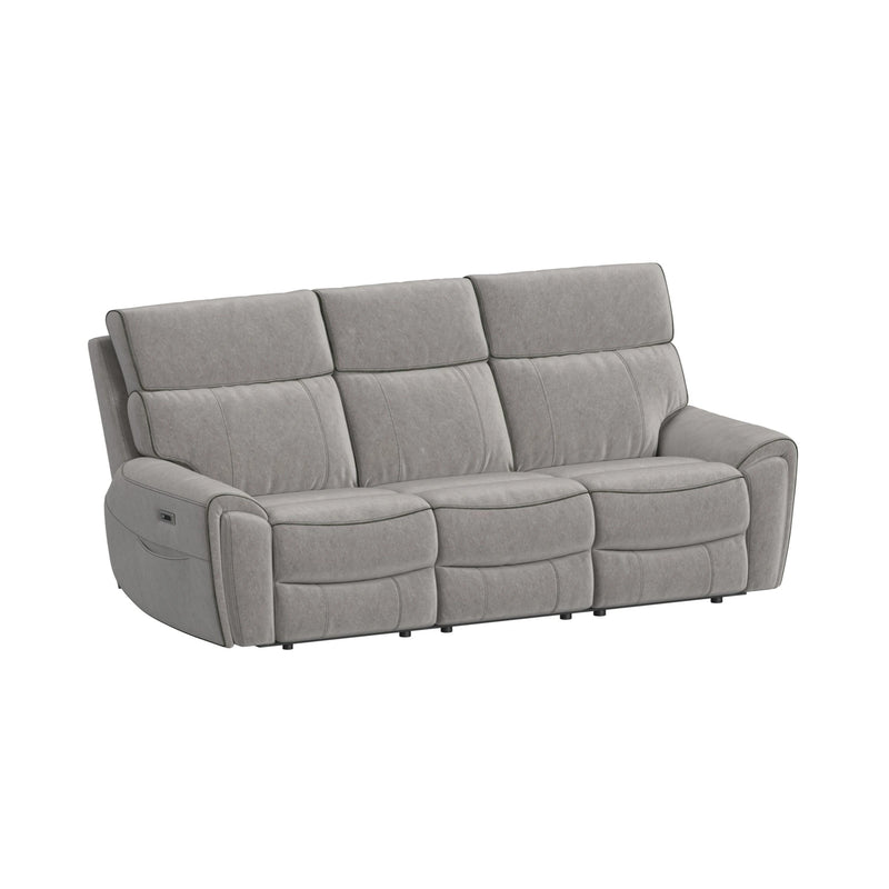 Jackpot P1 Living Room Set in Explore Light Grey