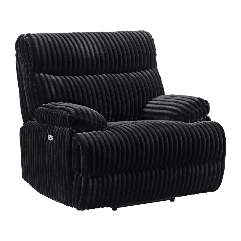 Admiral Living Room Set in Masis Black