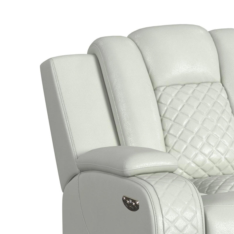 Carlo Power Motion Recliner with Power Headrest, LED