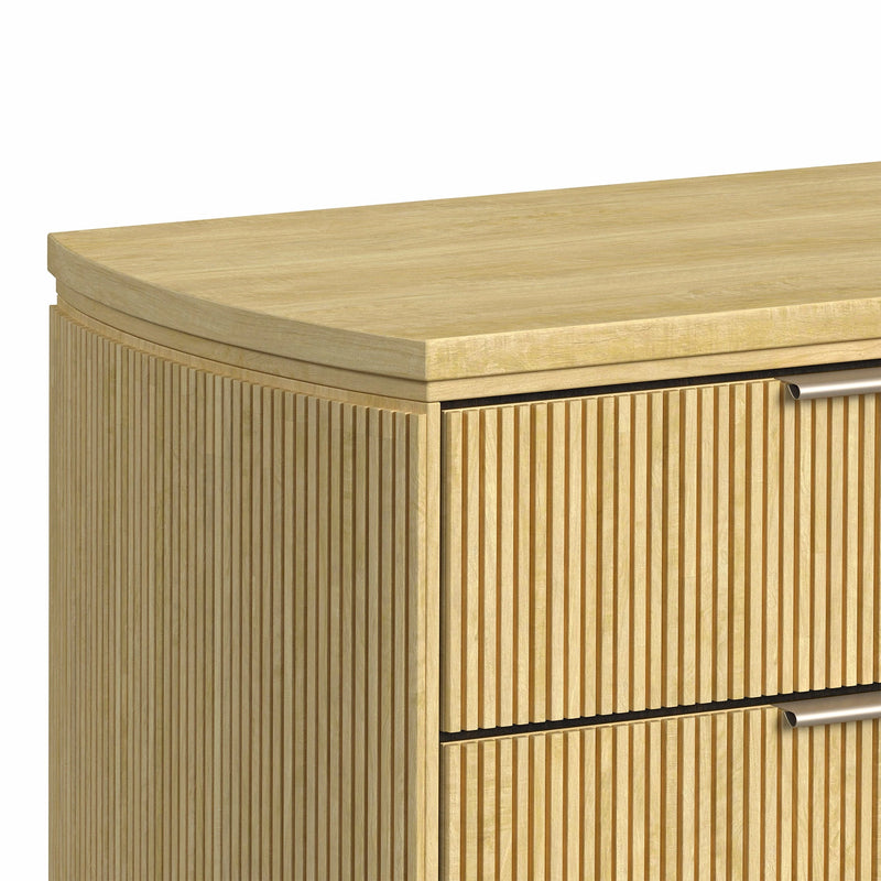 Sylvie UPH Bedroom Set with 2 Nightstands