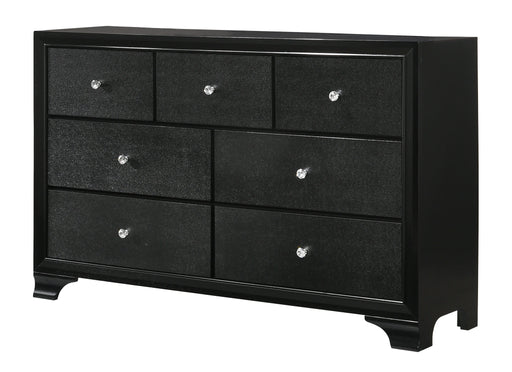 Crown Mark Micah 7 Drawers Dresser in Black image
