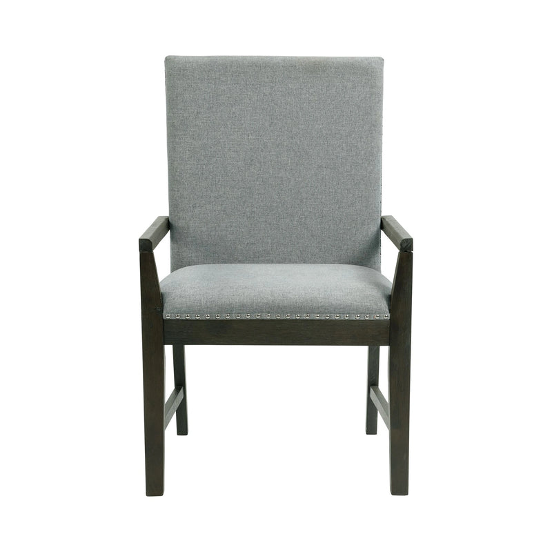 Donovan Upholstery Arm Chair Dark (2 Per Pack)