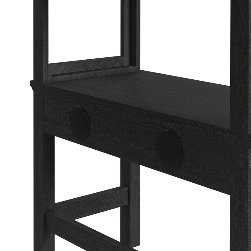Hampton Kids Loft with Staircase and Desk with Speaker