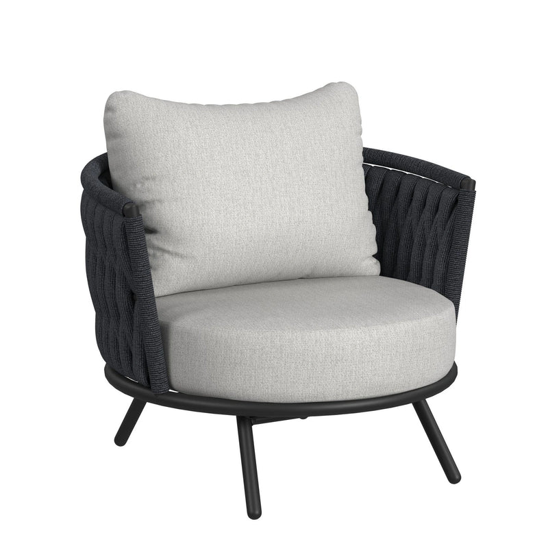 Bali Chairs with Olefin Grey in Dark Grey (2 Per Carton)