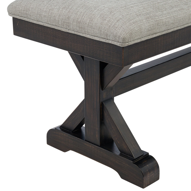 Montrose Dining Set in Espresso and Brown