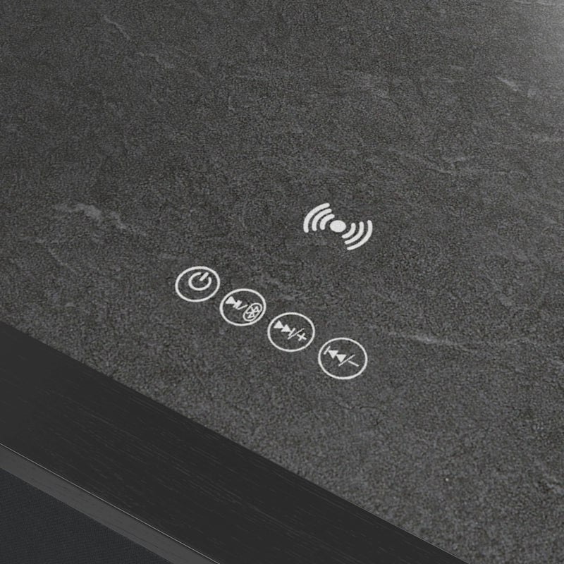 Halo Smart End Table in Black