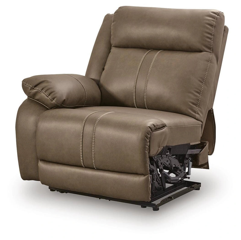 Max-Media Power Reclining Sectional Loveseat
