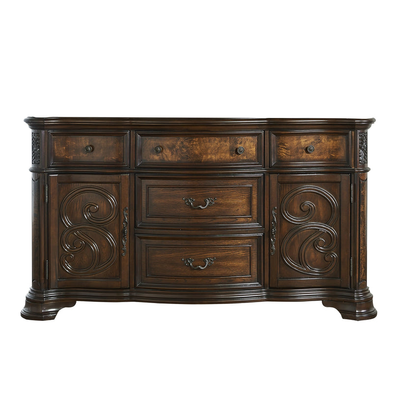 Steve Silver Royale Buffet in Brown Pecan