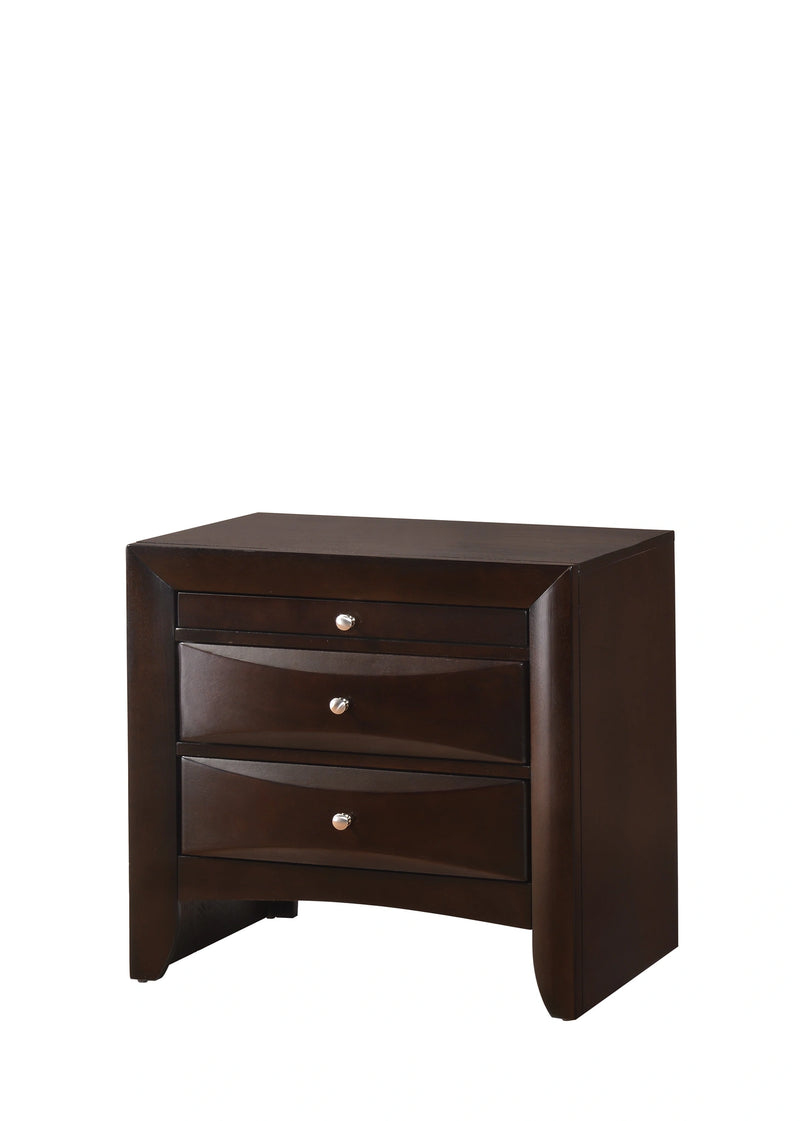 Emily Nightstand Dark Cherry