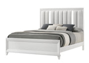 Crown Mark Furniture Cressida King Upholstered Panel Bed in White B7300-K image