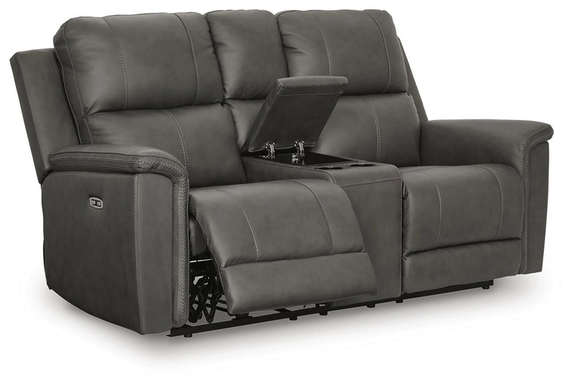 Beryton Power Reclining Loveseat with Console