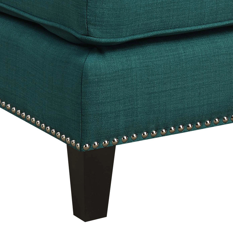 Erica 497 Ottoman W/Chrome Nail (ISTA 3)