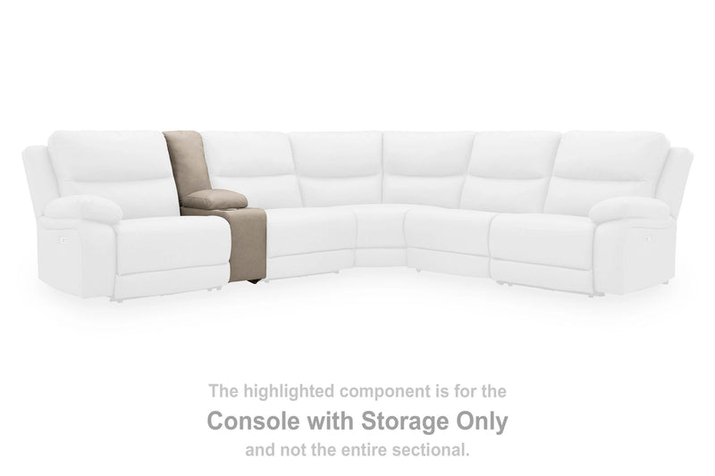 Brannigan Reclining Sectional with Storage Console