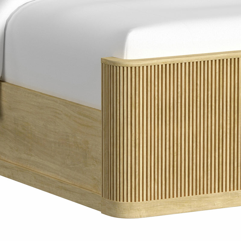 Sylvie UPH Bedroom Set with 2 Nightstands