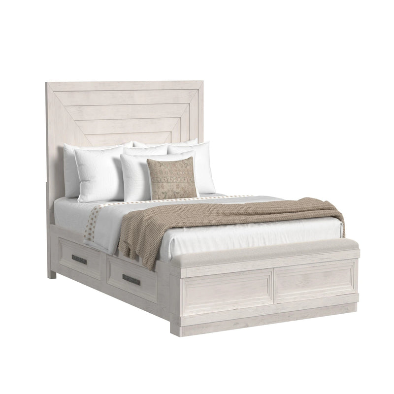 Avalanche Storage Bed in Antique White