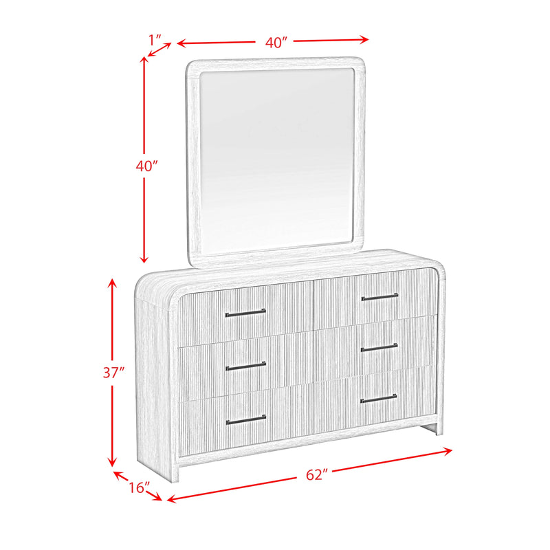 Ridgemont Dresser and Mirror Set