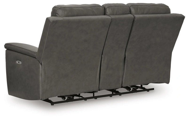 Beryton Power Reclining Loveseat with Console