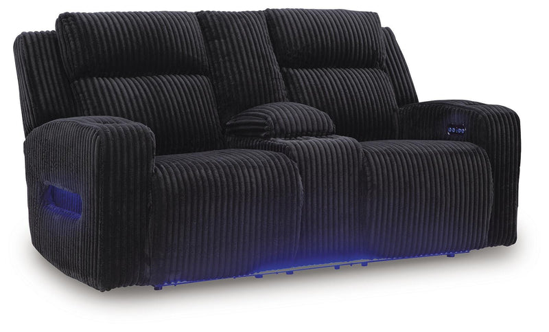 TwinBrooke Power Reclining Loveseat with Console