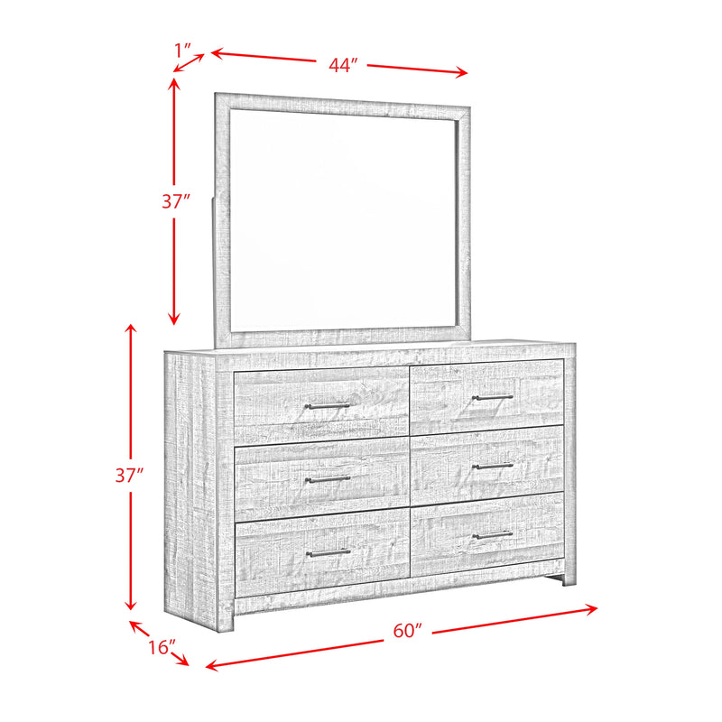 Bailey Bookcase Panel Bedroom Set with Bluetooth