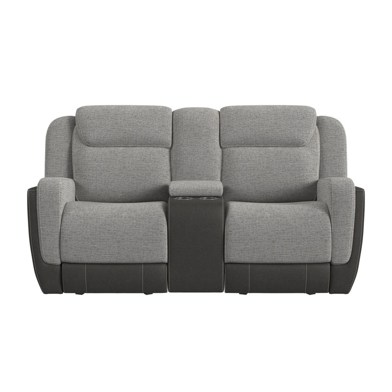 Hornet Motion Glider Loveseat with Console