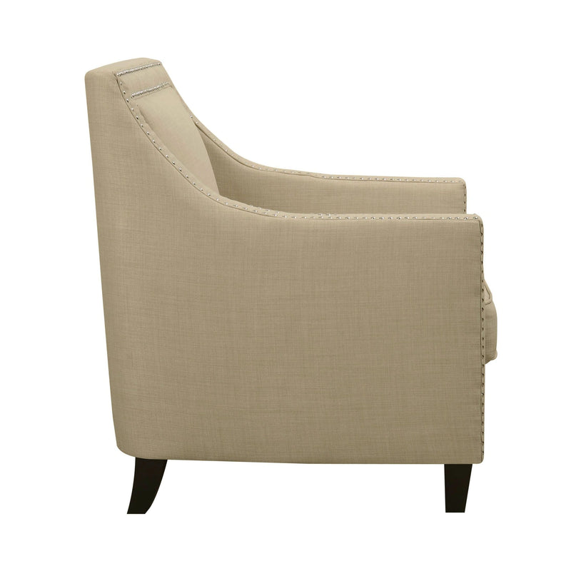 Erica 497 Chair w/Chrome Nails