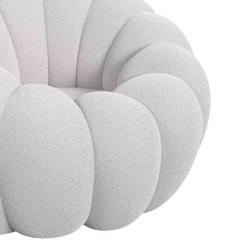 Bubble Swivel Chair and Ottoman