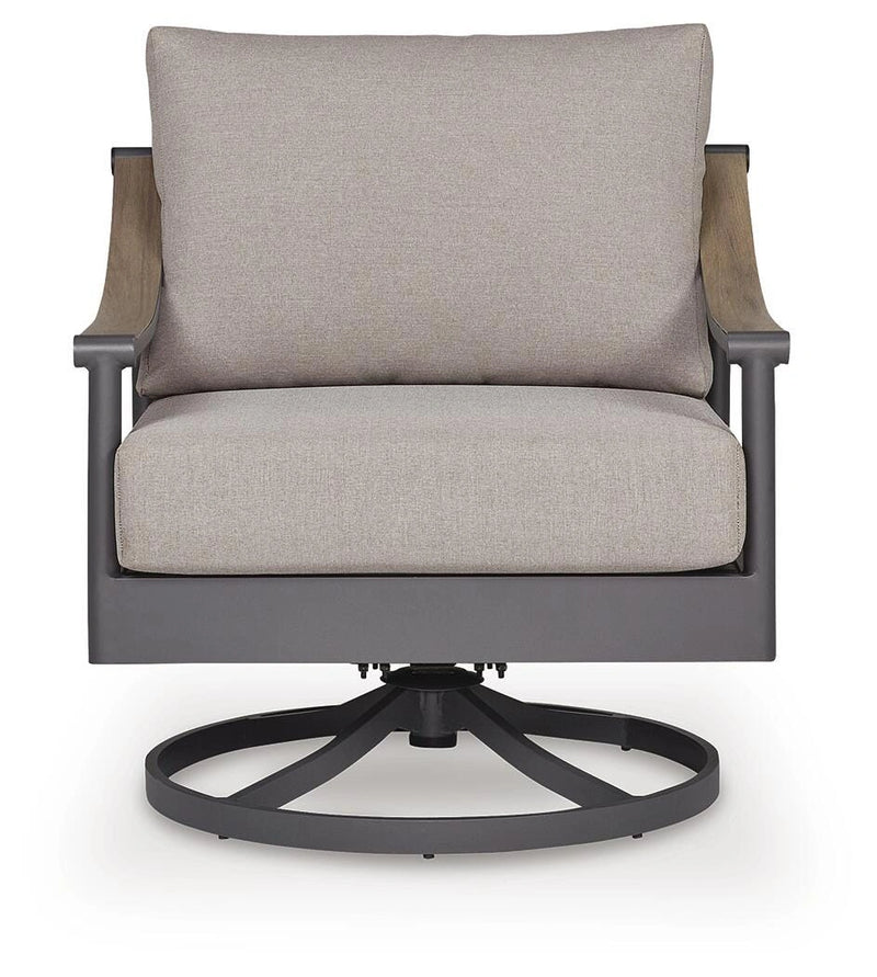 North Island Outdoor Swivel Lounge with Cushion