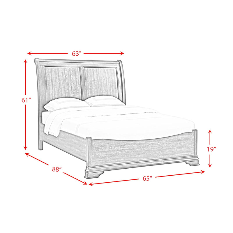 Phillipe Bedroom Set in Cherry