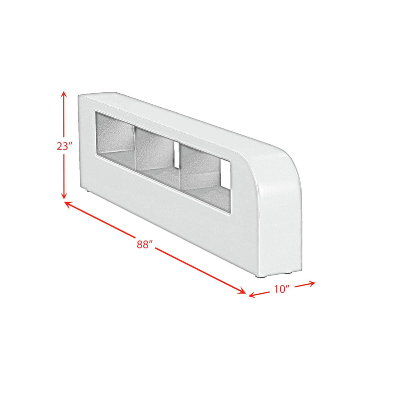 Valari Transformer Bed with Electronic Features in Grey PU