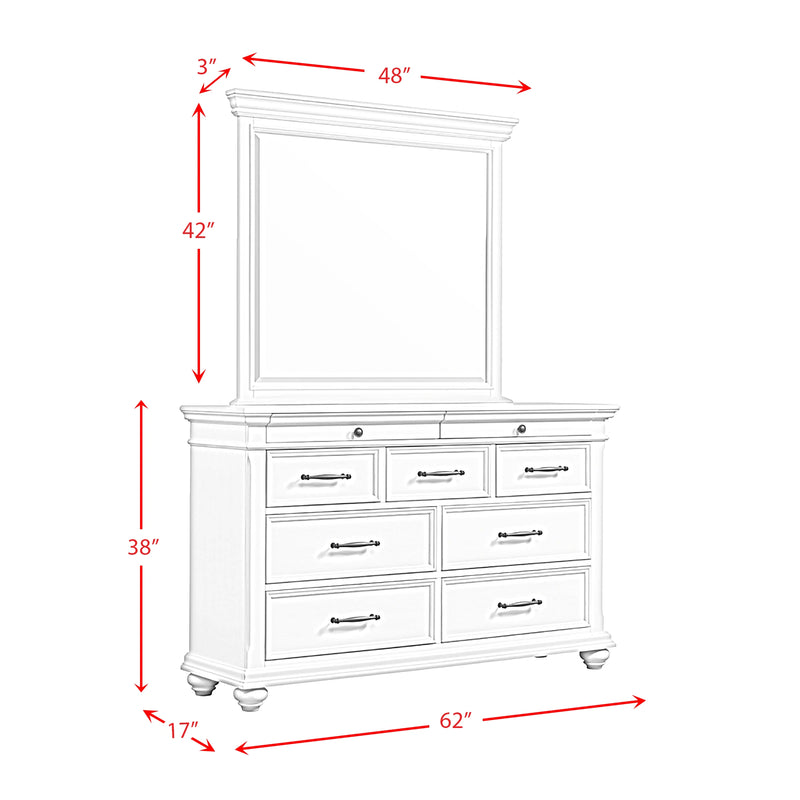 Slater Dresser and Mirror Set