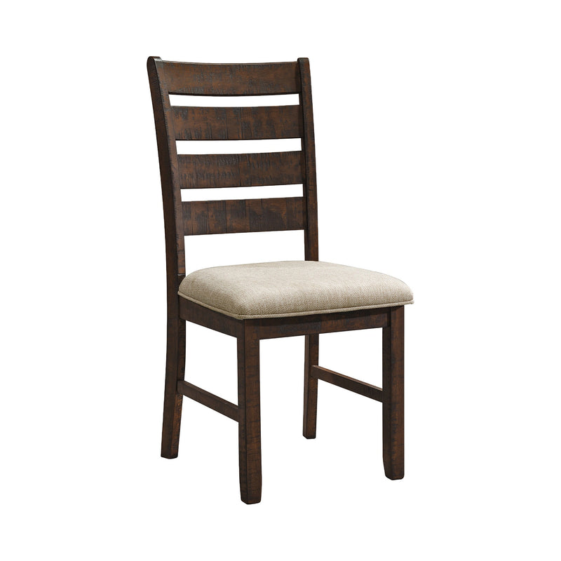 Jax 6PC Dining Set (72"" Table + 4 Chairs + Bench) in Cherry