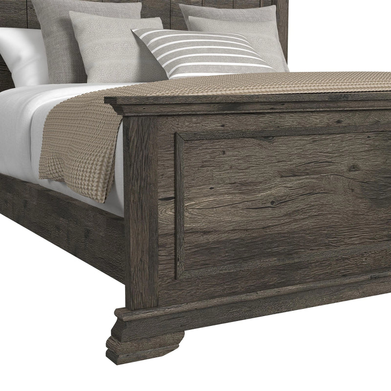 Park Ridge Panel Bed in Charcoal