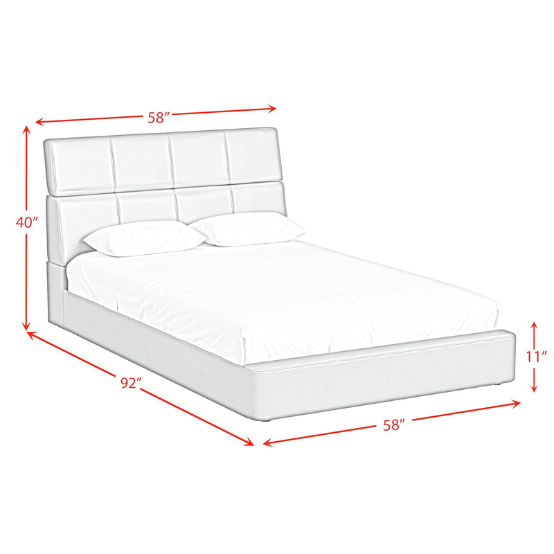 Valari Transformer Bed with Electronic Features in Grey PU
