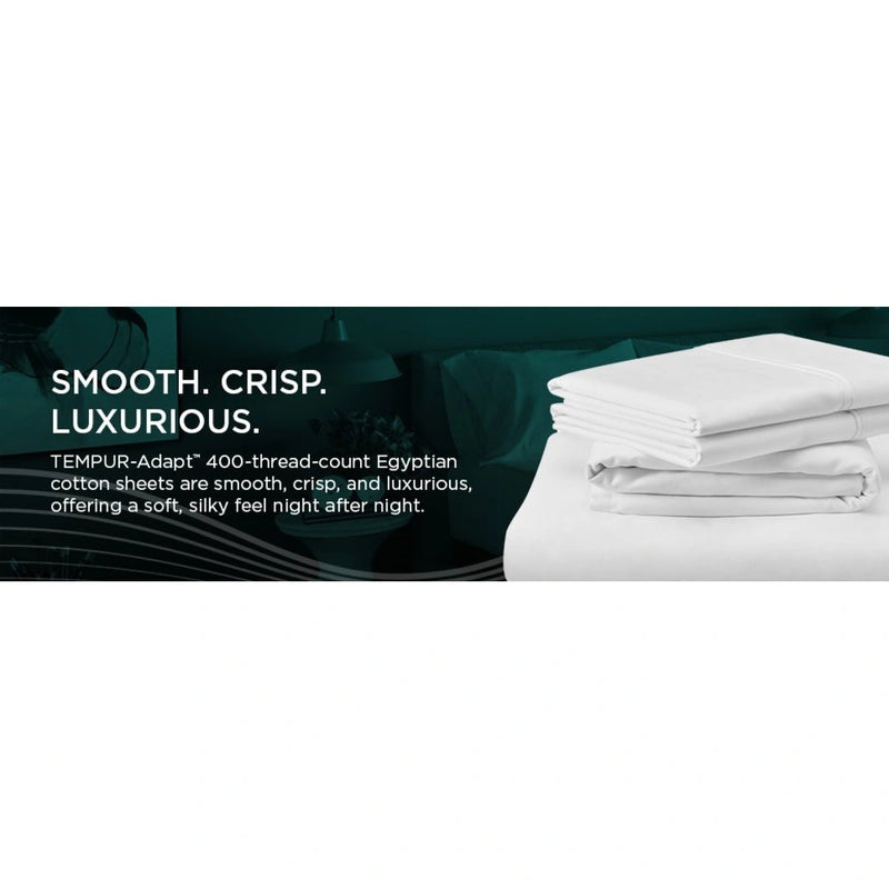 TEMPUR-Adapt Luxe Egyptian Cotton Sheets - Graphite