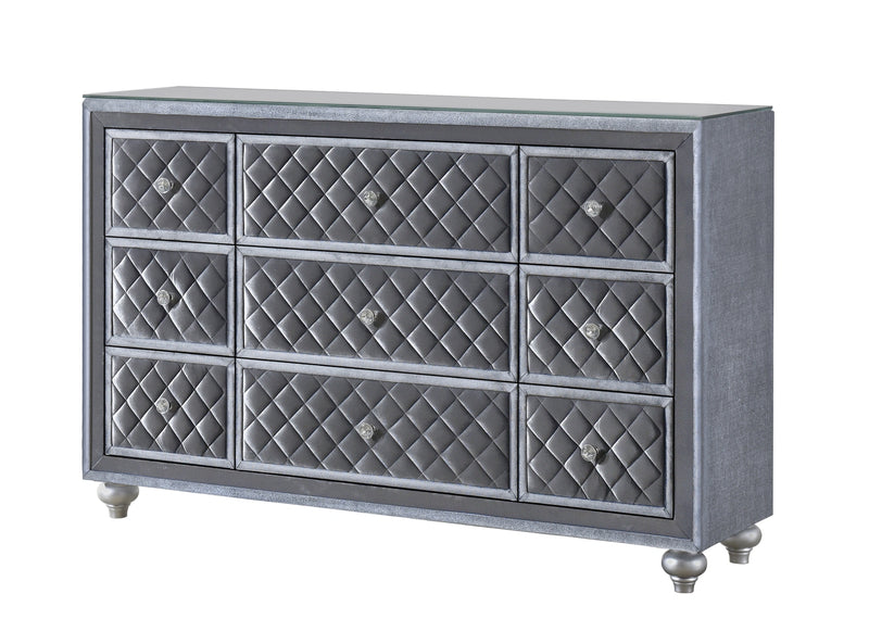Crown Mark Furniture Voltare Dresser in Dark Grey image