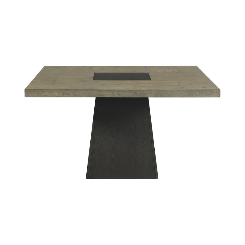 Jemma Square Table w/ Grey Top & Dark Espresso Base