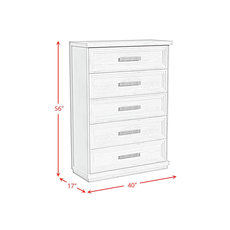 Avalanche Chest & Dresser in Antique White