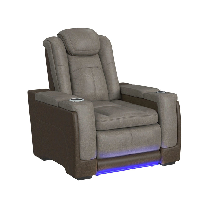 Lantana Power Motion Recliner with Power Headrest, Led, Wireless Charger and Cup Holder