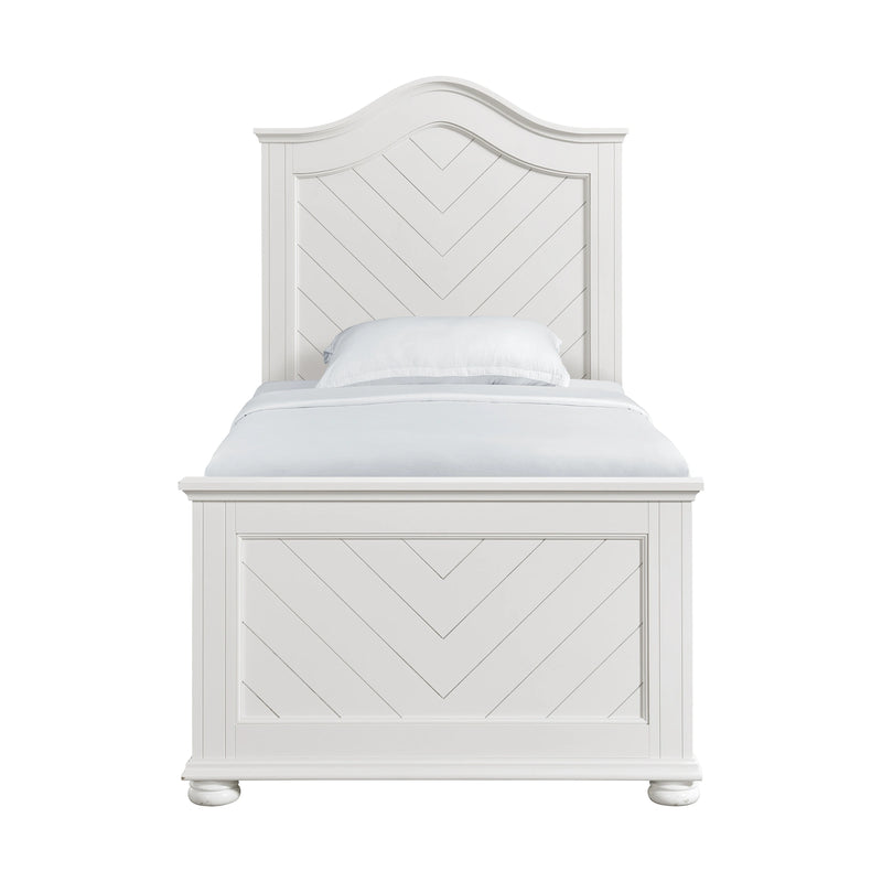 Kona Panel Bed in White