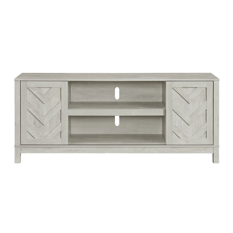 Eleanor 70"" TV Stand with Sliding Door in White