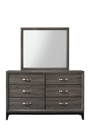 Crown Mark Akerson 6 Drawer Dresser in Grey image
