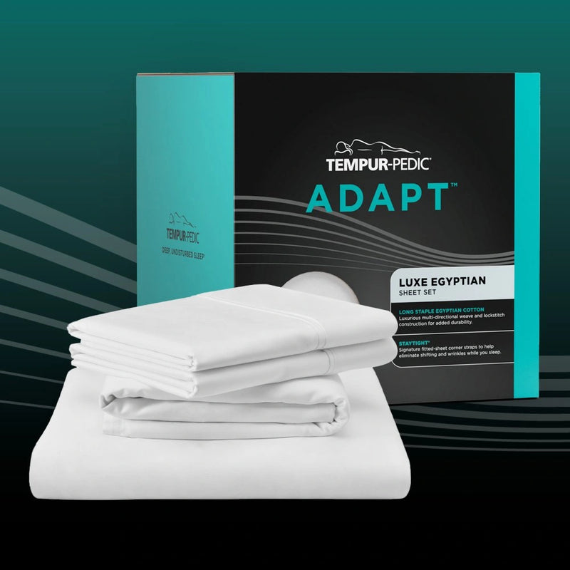 TEMPUR Luxe Egyptian Cotton Pillowcase Set White