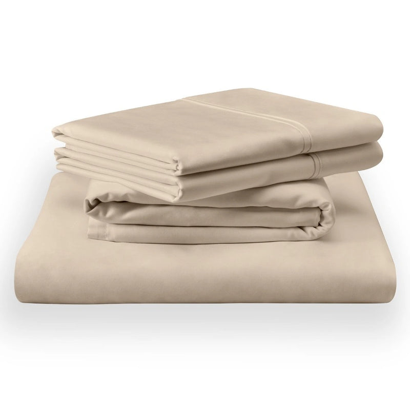 TEMPUR Classic Cotton Sheet Set Sandstone