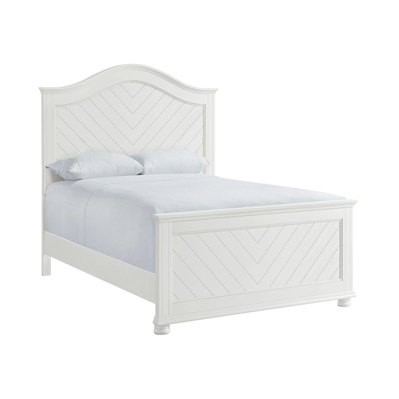Kona Panel Bed in White