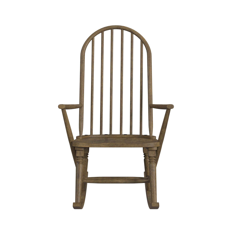 Heritage & Home Rocking Chair in Oak Brown